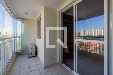 Varanda da Sala de apartamento para alugar com 3 quartos, 69m² em Vila Andrade, São Paulo