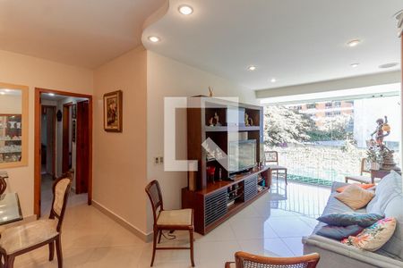 Sala de apartamento à venda com 3 quartos, 77m² em Cosme Velho, Rio de Janeiro
