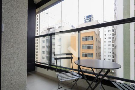 Varanda de kitnet/studio para alugar com 1 quarto, 25m² em Perdizes, São Paulo