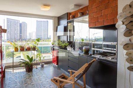 Varanda Gourmet de apartamento à venda com 4 quartos, 241m² em Água Branca, São Paulo