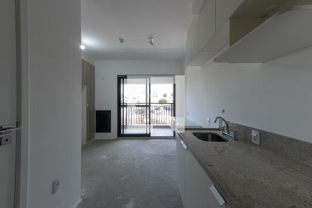 Studio à venda com 26m², 1 quarto e sem vagaCozinha/quarto