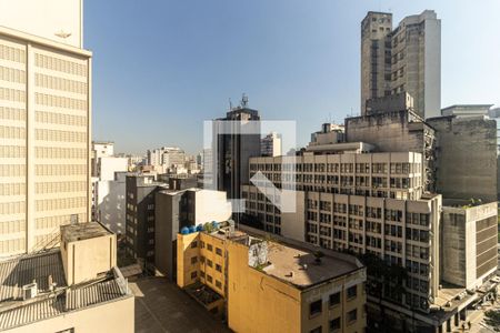 Vista do Studio de kitnet/studio para alugar com 1 quarto, 32m² em República, São Paulo