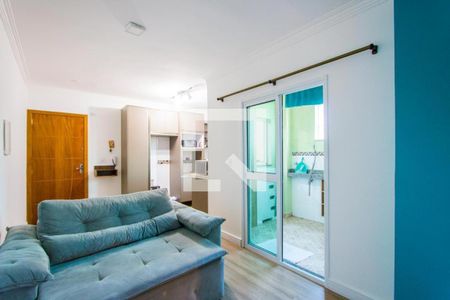 Sala de apartamento à venda com 2 quartos, 47m² em Vila Progresso, Santo André