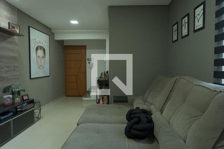 Sala de apartamento à venda com 3 quartos, 96m² em Jardim das Maravilhas, Santo André