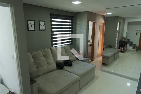 Sala de apartamento à venda com 3 quartos, 96m² em Jardim das Maravilhas, Santo André
