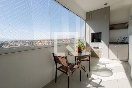 Varanda gourmet de apartamento para alugar com 2 quartos, 78m² em Vila São José, Taubaté