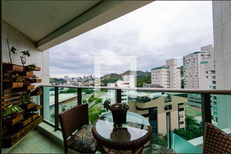 Varanda de apartamento à venda com 3 quartos, 98m² em Buritis, Belo Horizonte