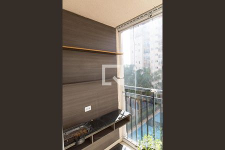 Varanda da Sala de apartamento à venda com 2 quartos, 52m² em Centro, Diadema