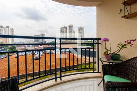 Varanda da Sala de apartamento para alugar com 2 quartos, 58m² em Vila Ema, São Paulo