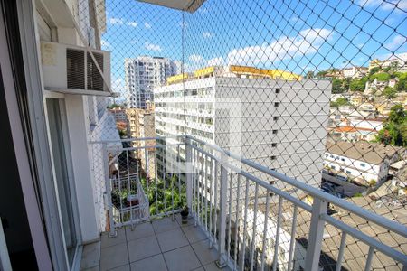 Varanda da Sala de apartamento para alugar com 1 quarto, 50m² em Centro, Rio de Janeiro