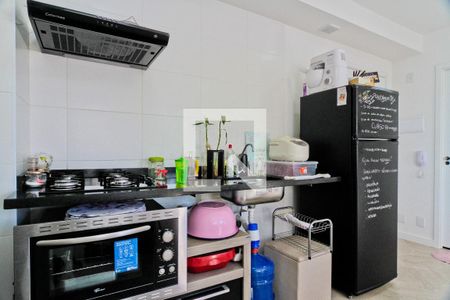 Cozinha de apartamento à venda com 1 quarto, 34m² em Vila Palmeiras, São Paulo