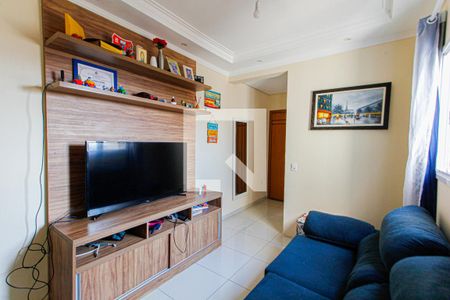 Sala de apartamento à venda com 2 quartos, 94m² em Vila Linda, Santo André