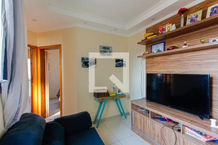 Sala de apartamento à venda com 2 quartos, 94m² em Vila Linda, Santo André