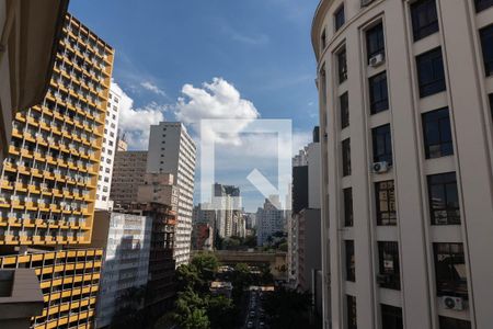 Vista da Sacada de apartamento à venda com 1 quarto, 41m² em Centro, São Paulo