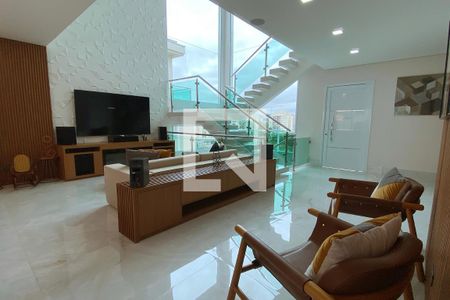 Sala de casa de condomínio à venda com 4 quartos, 497m² em Tamboré, Santana de Parnaíba