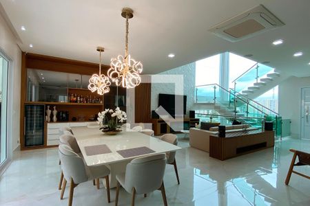 Sala de Jantar de casa de condomínio à venda com 4 quartos, 497m² em Tamboré, Santana de Parnaíba