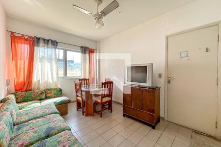 Sala de apartamento para alugar com 2 quartos, 70m² em Vila Julia, Guarujá