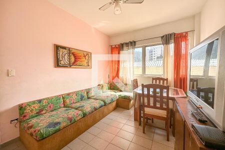 Sala de apartamento para alugar com 2 quartos, 70m² em Vila Julia, Guarujá