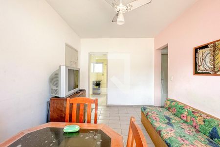 Sala de apartamento para alugar com 2 quartos, 70m² em Vila Julia, Guarujá