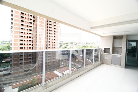 Varanda da Sala de apartamento para alugar com 3 quartos, 137m² em Tubalina, Uberlândia