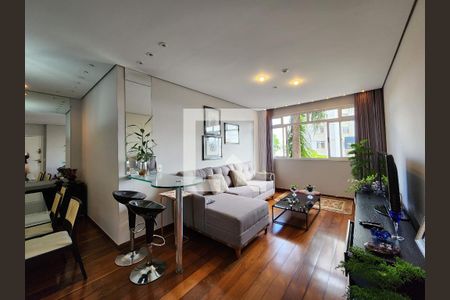 Sala de apartamento para alugar com 4 quartos, 140m² em Grajaú, Belo Horizonte