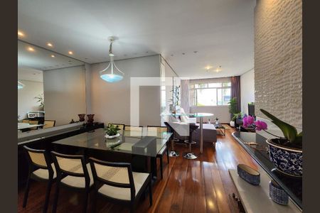 Sala de apartamento à venda com 4 quartos, 140m² em Grajaú, Belo Horizonte