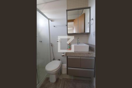 Banheiro da Suíte de apartamento para alugar com 2 quartos, 65m² em Tibery, Uberlândia