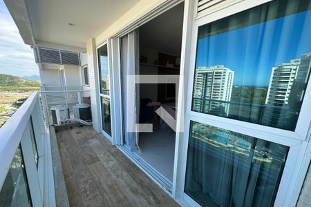 Varanda da Sala de apartamento à venda com 2 quartos, 80m² em Barra da Tijuca, Rio de Janeiro