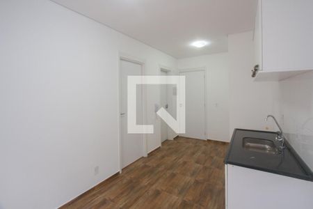 Sala/Cozinha de apartamento para alugar com 1 quarto, 33m² em Santo Amaro, São Paulo