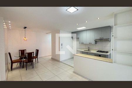 Sala - Sala de jantar de apartamento para alugar com 3 quartos, 88m² em Campestre, Santo André