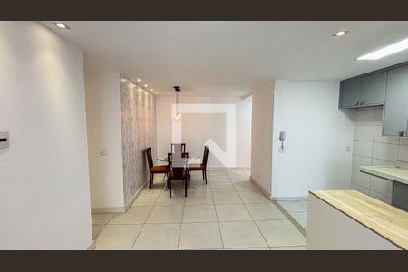 Sala - Sala de jantar de apartamento para alugar com 3 quartos, 88m² em Campestre, Santo André