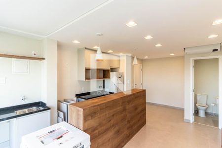 Sala/Cozinha de apartamento para alugar com 1 quarto, 40m² em Vila Clementino, São Paulo