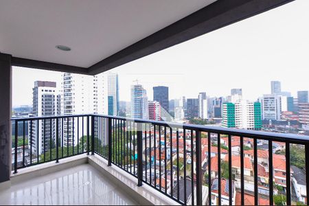 Varanda da Sala de apartamento para alugar com 1 quarto, 48m² em Pinheiros, São Paulo