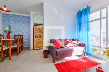 Sala de apartamento para alugar com 1 quarto, 45m² em Parque Residencial Aquarius, São José dos Campos