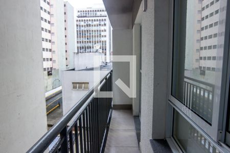 Vista da Varanda de apartamento para alugar com 1 quarto, 28m² em Bela Vista, São Paulo