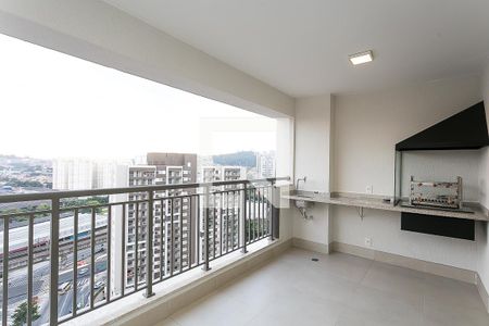 Varanda da Sala de apartamento para alugar com 2 quartos, 84m² em Vila Andrade, São Paulo