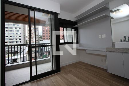 Studio - Quarto e Cozinha de kitnet/studio para alugar com 1 quarto, 22m² em Jardim das Bandeiras, São Paulo