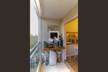 Varanda da Sala de apartamento para alugar com 3 quartos, 64m² em Jardim Caboré, São Paulo