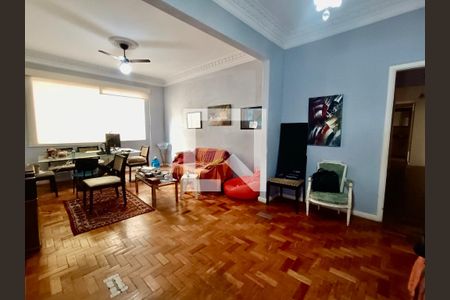 Sala  de apartamento à venda com 3 quartos, 130m² em Copacabana, Rio de Janeiro