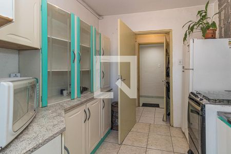 Cozinha de apartamento à venda com 1 quarto, 38m² em Humaitá, Porto Alegre