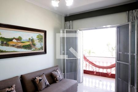 Sala de apartamento para alugar com 1 quarto, 57m² em Flórida, Praia Grande