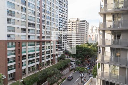 Vista da Varanda  de kitnet/studio para alugar com 1 quarto, 25m² em Consolação, São Paulo