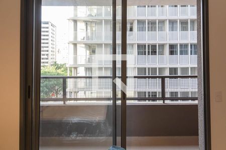 Varanda  de kitnet/studio para alugar com 1 quarto, 25m² em Consolação, São Paulo