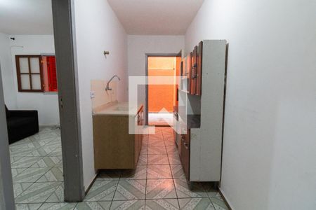 Cozinha de casa para alugar com 2 quartos, 30m² em Jardim Esmeralda, São Paulo