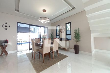 Sala de Jantar de casa de condomínio à venda com 3 quartos, 258m² em Swiss Park, Campinas