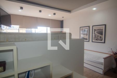 Sala | Quarto de apartamento para alugar com 1 quarto, 32m² em Copacabana, Rio de Janeiro