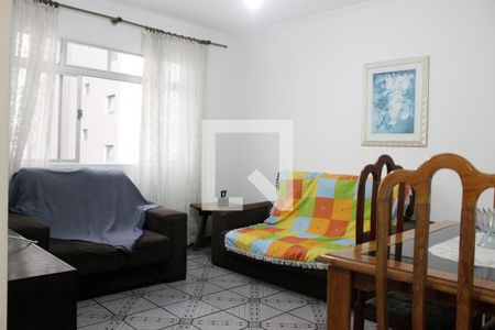 Sala de apartamento para alugar com 1 quarto, 48m² em Itararé, São Vicente