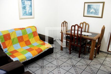 Sala de apartamento para alugar com 1 quarto, 48m² em Itararé, São Vicente