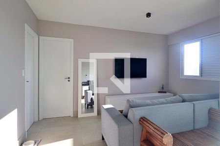 Sala de apartamento à venda com 1 quarto, 60m² em Campestre, Santo André