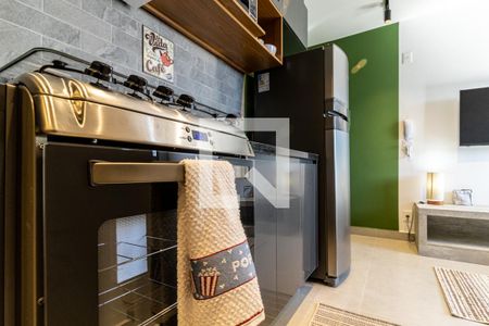 Cozinha - Fogão de apartamento à venda com 1 quarto, 26m² em Vila Buarque, São Paulo